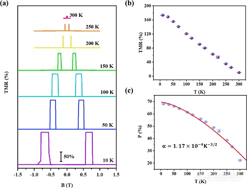 无掩膜直写光刻系统助力范德华异质结构器件制备室温下展现隧穿磁阻率！